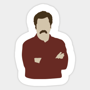 Ron Swanson Sticker